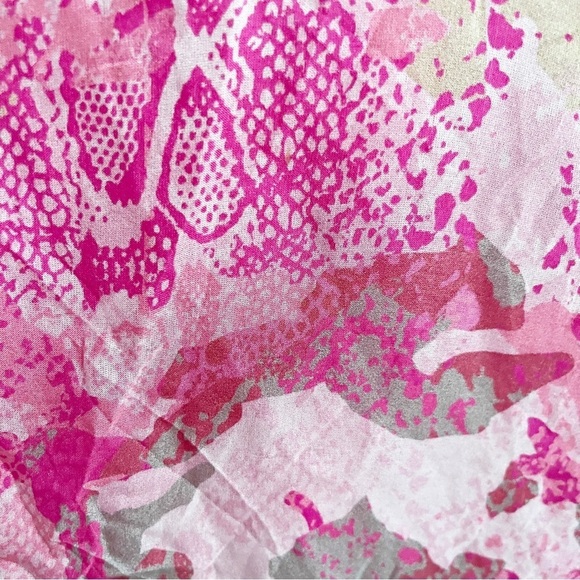 Ramy Brook Fia Snake Print Pink Midi Dress - Picture 8 of 15